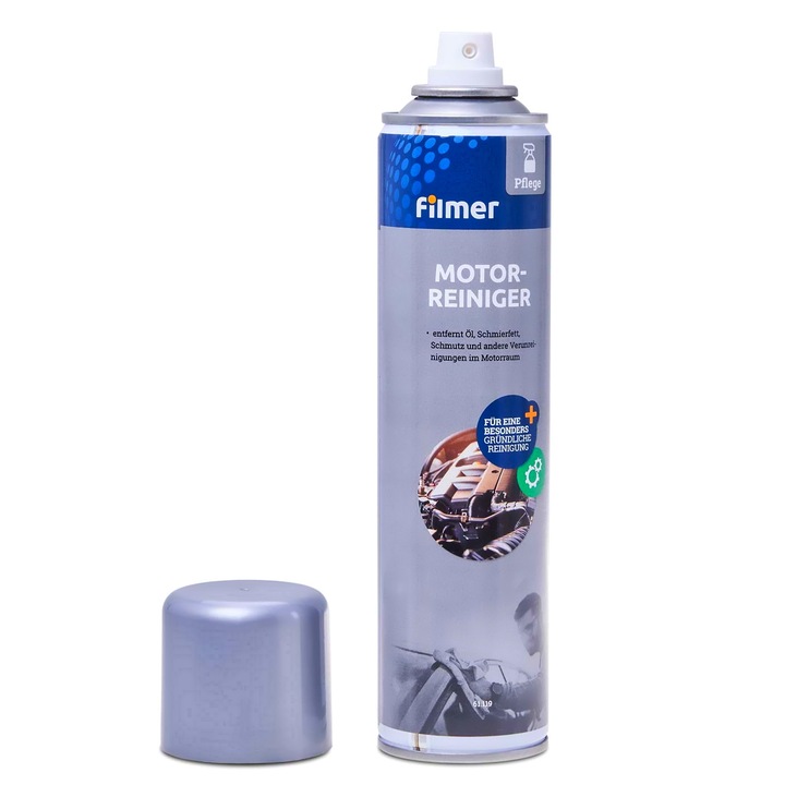 Spray curatare si degresare motor Filmer 300ml, pentru curatare compartiment motor fara jet de apa