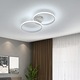 Plafoniera cu LED, Goeco, Aluminiu, Forma Rotunda, 36W, Dia 31cm, Lumina Calda 3000K, 220V, Alb