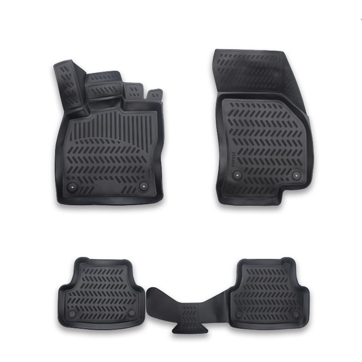 Комплект 4 гумени стелки в стил за VW Golf 7 2012-2020
