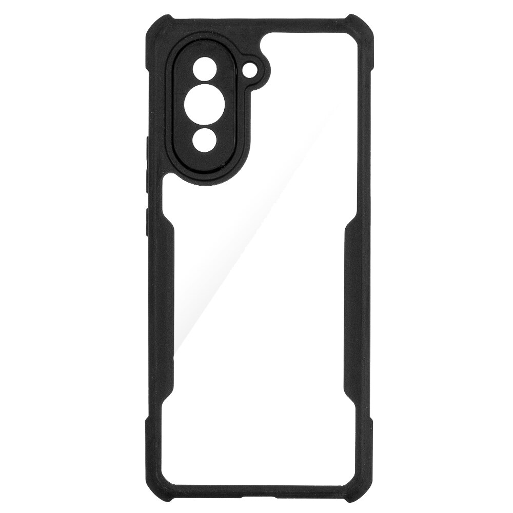 Kepuch Cover Per Huawei Nova 10 PRO - Custodia Sottile Con Piastra Metallica Incorporata - Nero