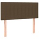 VidaXL sötétbarna szövet rugós ágy matraccal 90 x 190 cm 3130396