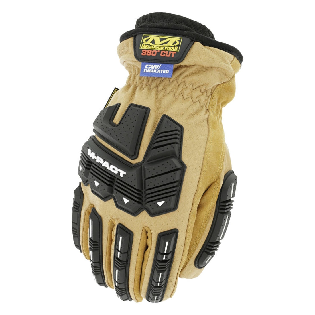 Mechanix Wear DuraHide® M-Pact® Driver F9-360 Handschoenen (klein, DuraHide® leer