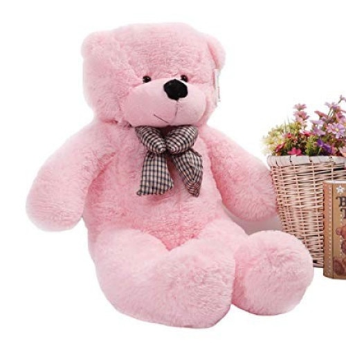 Ursulet de plus moale ROZ, 120 cm, mateytoys - eMAG.ro