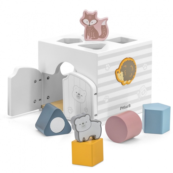 Oktatójáték zenei blokkok rendezéséhez VIGA, PolarB, Wood, Multicolor