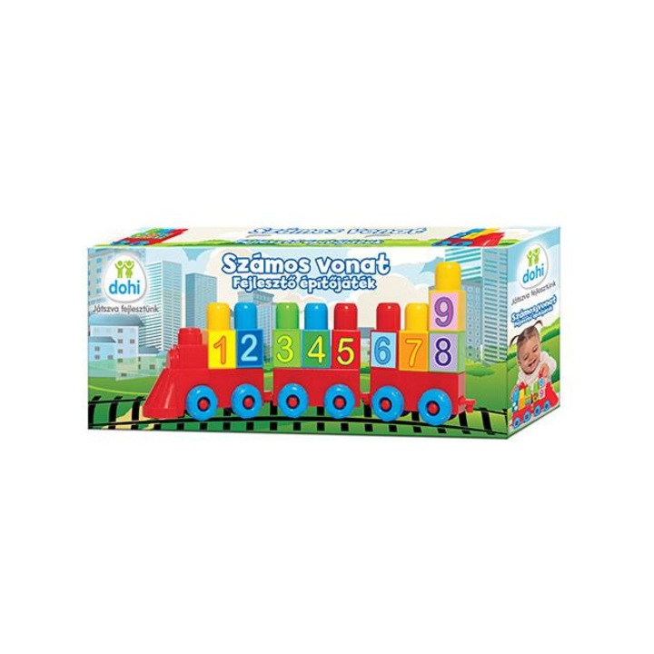 Magyar Gyártó 88115207 Számos vonat fejlesztő építőjáték