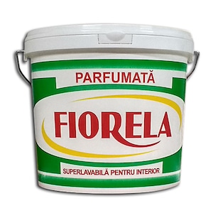 Vopsea superlavabila parfumata pentru interior, FIORELA, antimucegai Alb 15 L