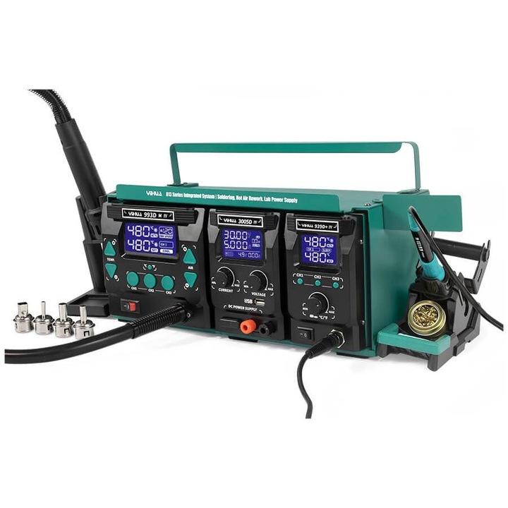 Statie profesionala de lipit cu aer cald si letcon Yihua813