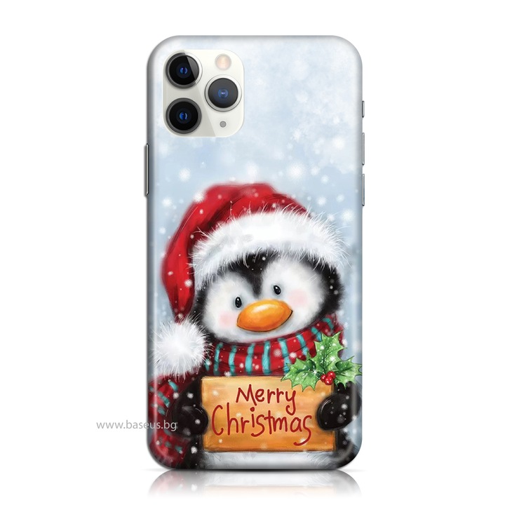 Силиконов калъф Nordic, Xiaomi RedMi Note 11T 5G/Poco M4 Pro 5G, Christmas Mood TPU, Пингвин, Многоцветен