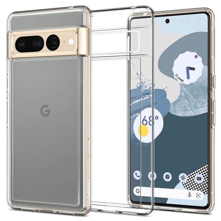 Spigen Ultra Hybrid, clear - Google Pixel 7 Pro, 210041, Mobiltelefon tok