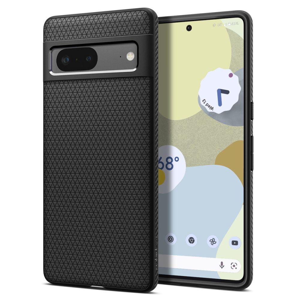 Husa, Spigen Liquid Air pentru Google Pixel 7, Negru