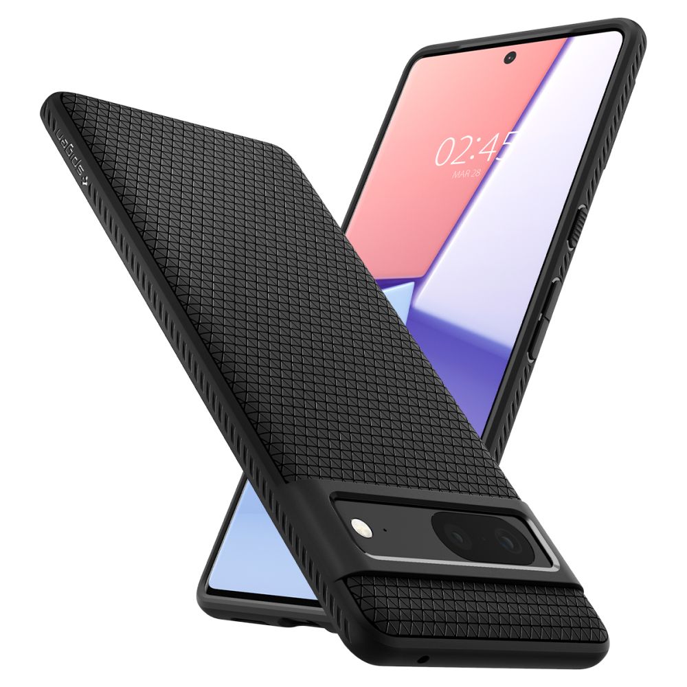 Husa, Spigen Liquid Air pentru Google Pixel 7, Negru