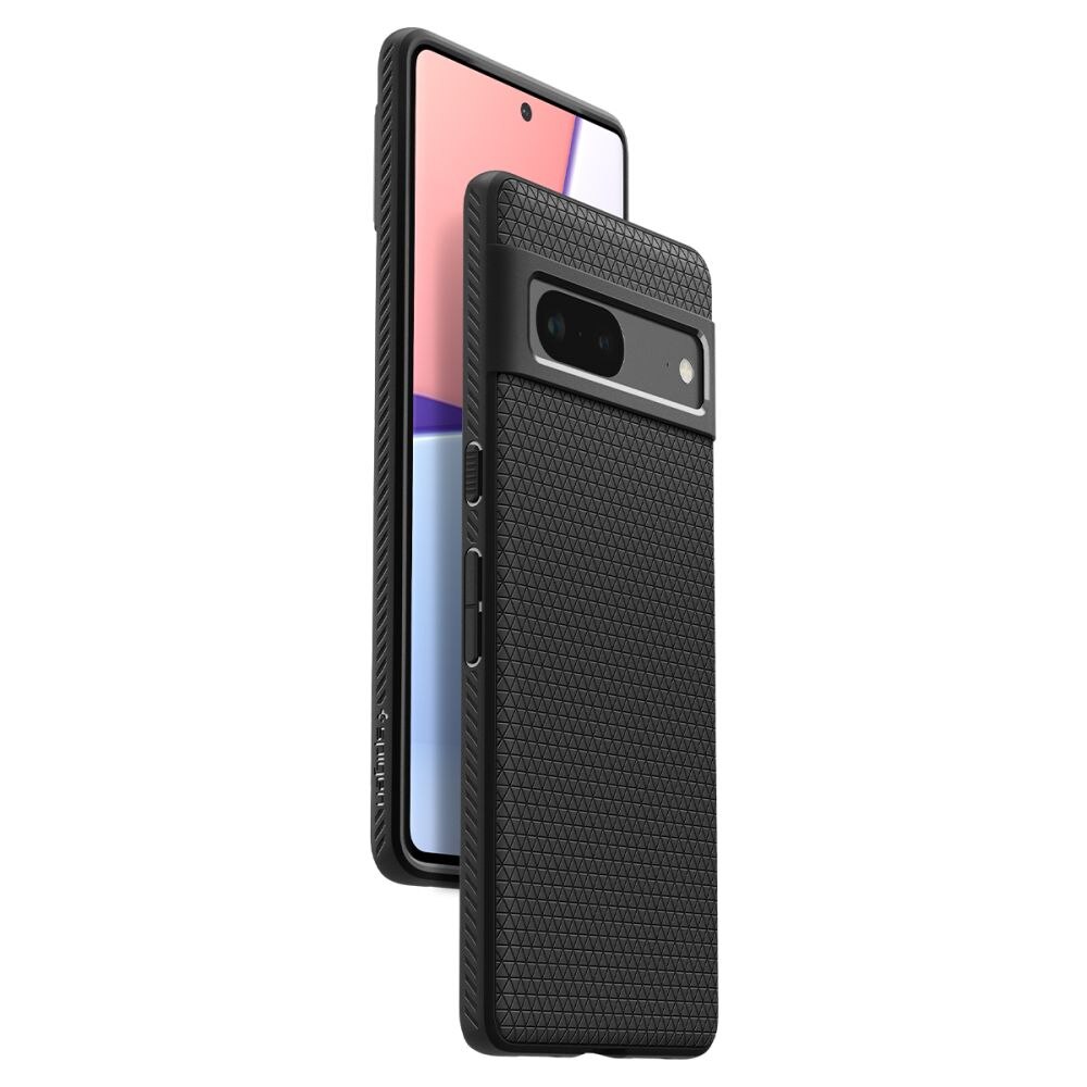 Husa, Spigen Liquid Air pentru Google Pixel 7, Negru