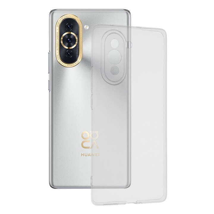 Калъф AZIAO Clear за Huawei nova 10, Invisible Trend, Diamond Hexa Anti-Drop Technology, Perfect Fit, Transparent