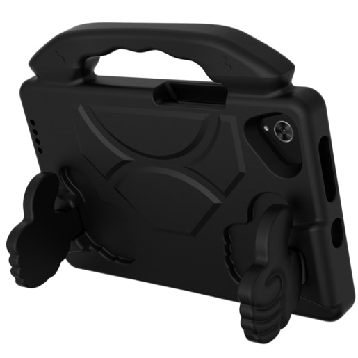 Husa carcasa tableta pentru copii compatibila cu Samsung Tab A7 Lite 8.7" T220, T225, Tab A T290, T29 2019 8.0 inch, Ideas4Comfort®, protectie burete antisoc rezistenta la lovituri, negru