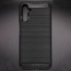 Husa de silicon TPU Pentru Samsung A14 5G, Fibra de Carbon, Neagra