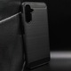 Husa de silicon TPU Pentru Samsung A14 5G, Fibra de Carbon, Neagra
