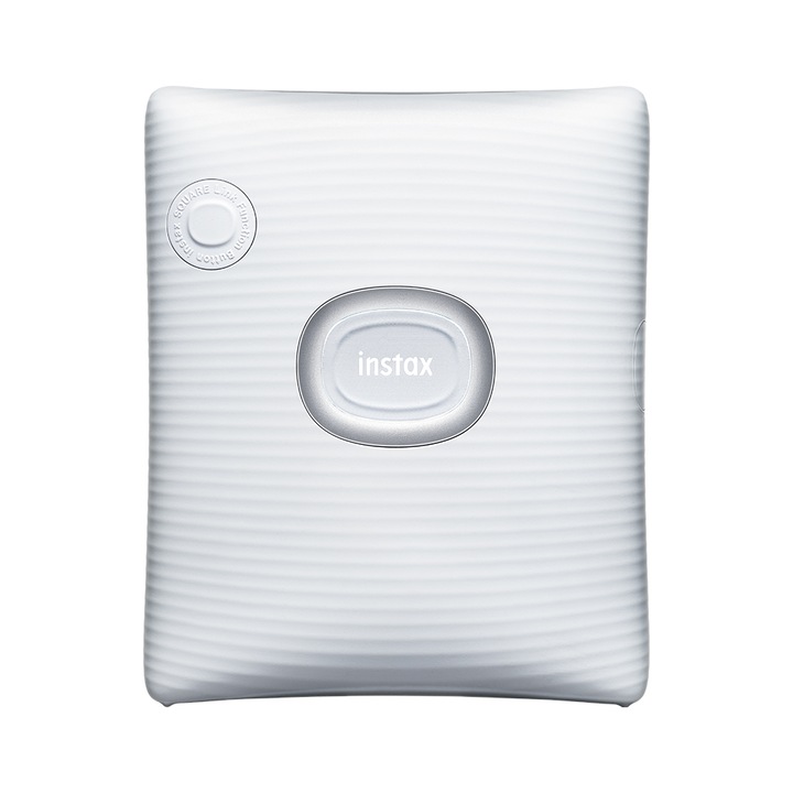 Мобилен принтер Fujifilm Square Link, пепеляво бял