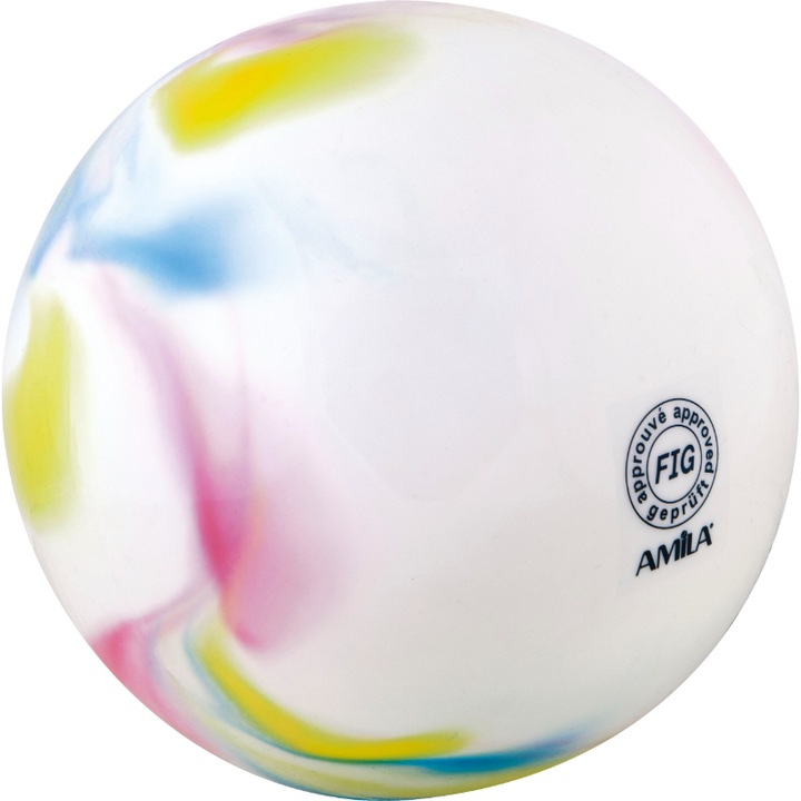 Minge gimnastica, Amila, PVC, 420g, Multicolor