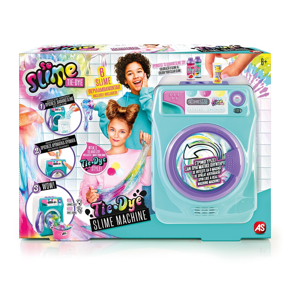 Canal So Slime Tie Dye Kit de machine à laver, multicolore