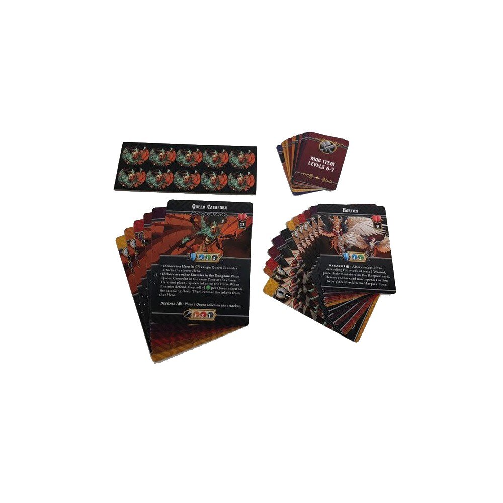 Massive Darkness 2 : Hellscape - Extension Feyfolk Mob Cartes Objet NEUF