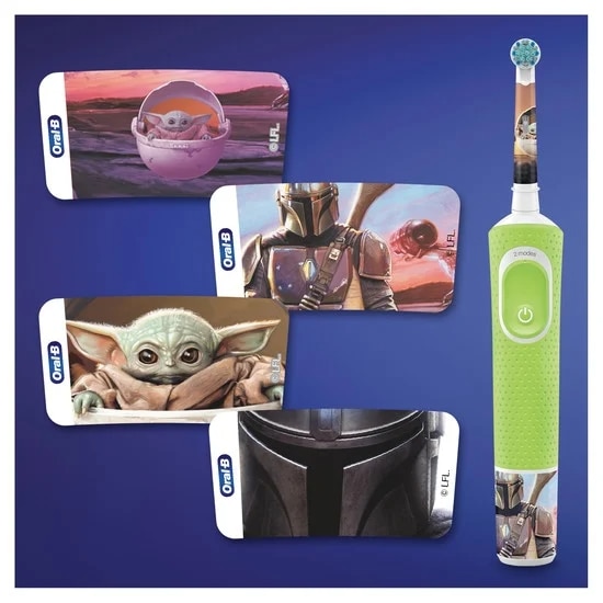 Periuta De Dinti Electrica Oral-B D100 Vitality Star Wars Mandalorian ...