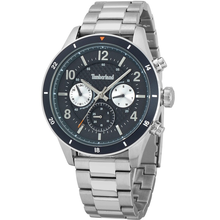 Férfi karóra, Hookset TDWGK2201004, Timberland, Rozsdamentes acél, Ezüst