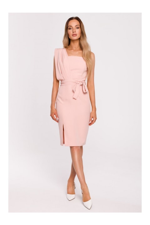 Női midi ruha, Made of Emotion, Yarro, púder rózsaszín, S INTL