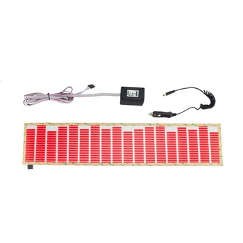 Panou egalizator luneta auto, senzor sunet, 70 x 15 cm, transparent Panou egalizator luneta auto, senzor sunet, 70 x 15 cm, transparent