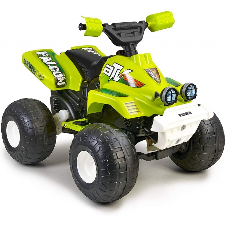 Gyermek elektromos ATV, Feber, 6V, Zöld, 3+
