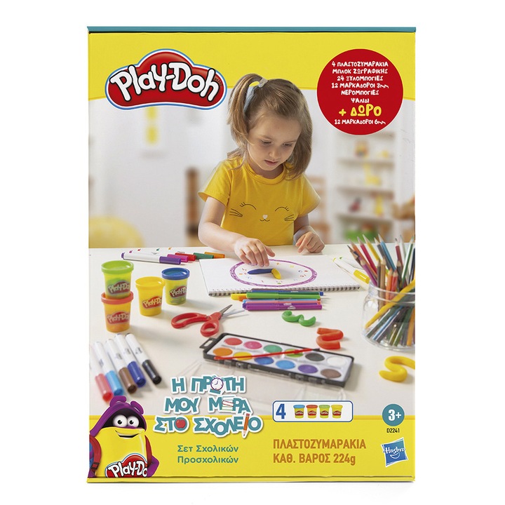 Hasbro Play-Doh Vissza az iskolába szett, 3+ év, többszínű