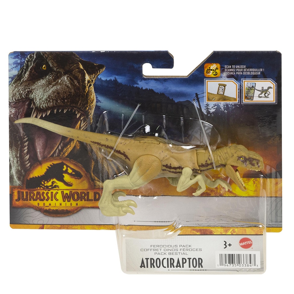 Figura, Mattel, JURASSIC WORLD ATROCIRAPTOR, 17x8cm, +3 év