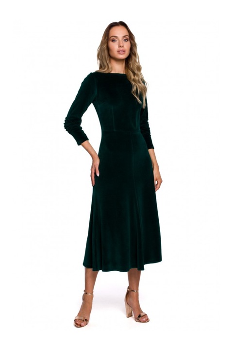 Рокля MOE, памук/полиестер, Зелен