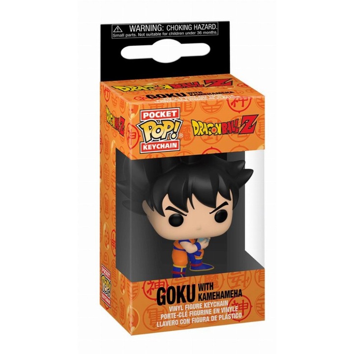 Ключодържател Dragon Ball Z: Goku, Funko Pocket POP!, 4 см, Винил, Многоцветен