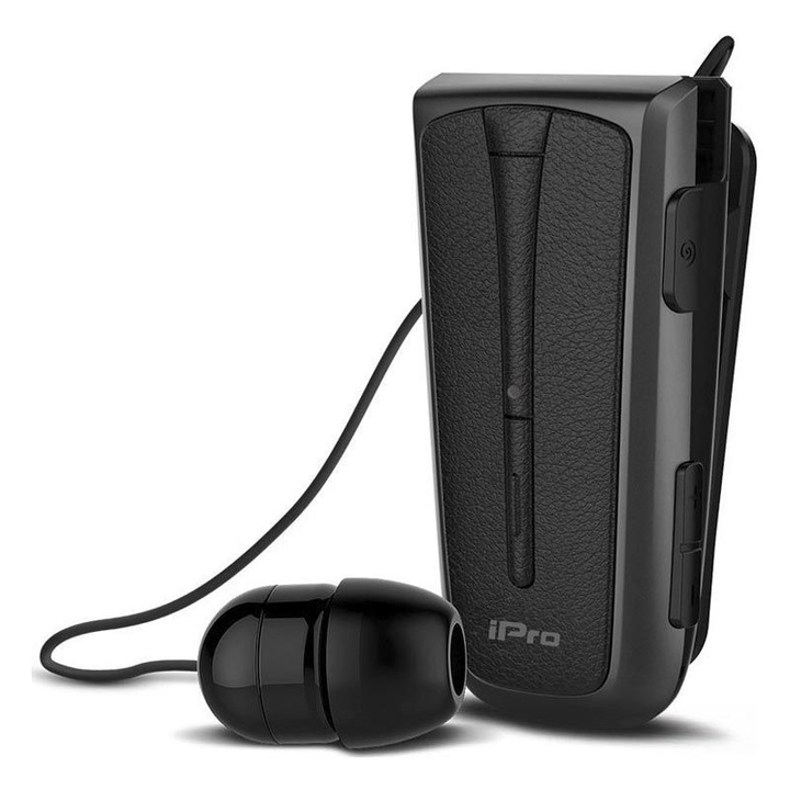 Casca handsfree IPro, Bluetooth, Negru/Gri