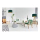 Abajur moderna, Light Home, Mediolan, 44 cm, Negru/Auriu