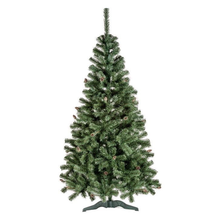 Brad artificial Quebec 180cm cu suport de plastic inclus