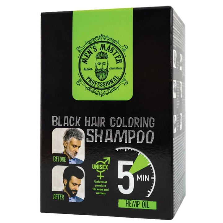 Vopsea pentru barba brunet MEN’S MASTER 10x25ml
