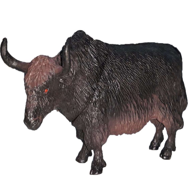 Figurina bivol 13 cm DY1005B, Negru