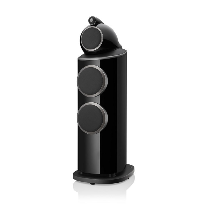 Set 2 Boxe de Podea, Bowers & Wilkins 802 D4, Negru Lucios
