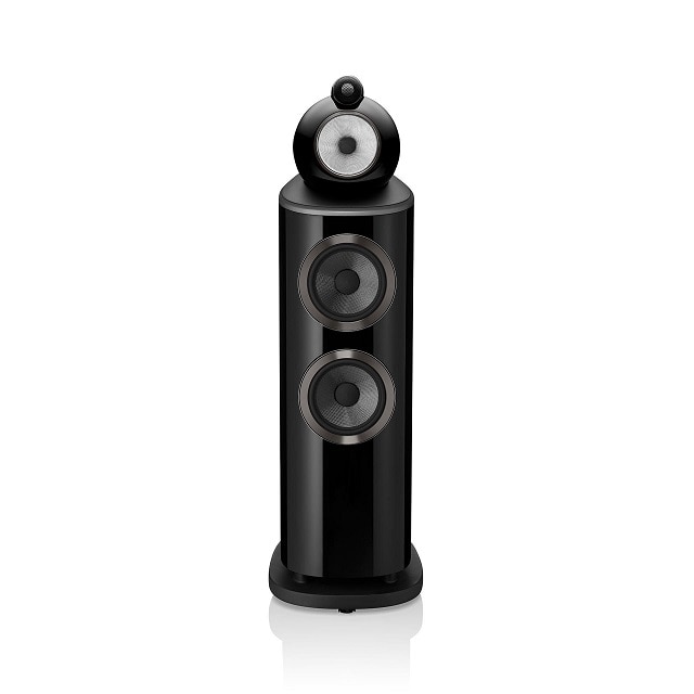 Set 2 Boxe de Podea, Bowers & Wilkins 803 D4, Negru Lucios