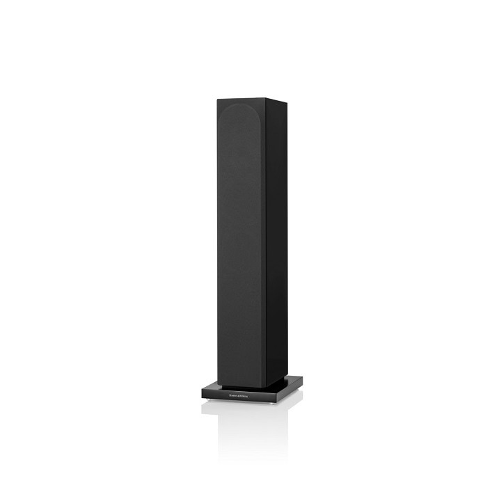 Set 2 Boxe de podea Bowers & Wilkins 704 S3, 150 W, Negru Lucios
