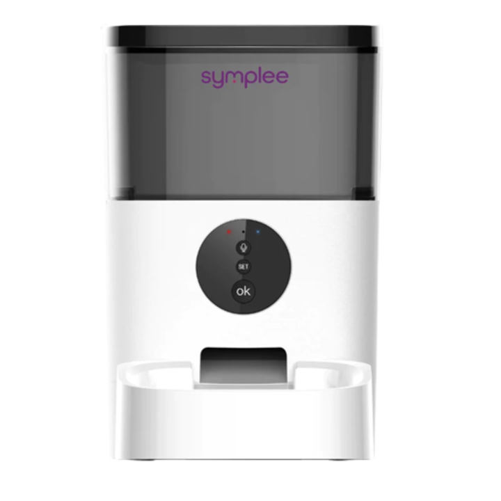 SYMPLEE AY4L-W intelligens eledeladagoló, kutyáknak és macskáknak, mobilalkalmazás-vezérléssel, WiFi, 4l