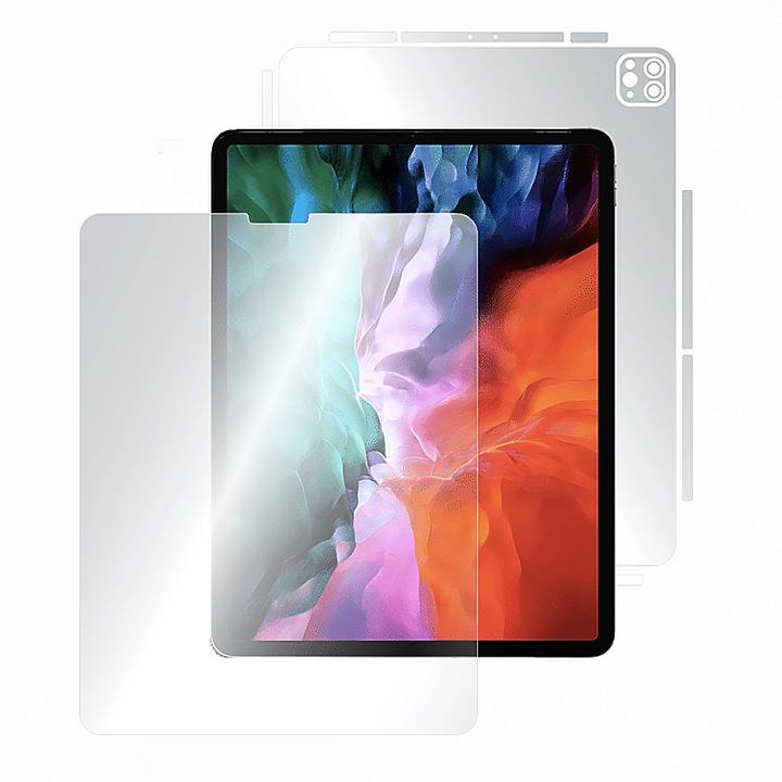 Комплект пълно защитно фолио за таблет Apple iPad Air 1 (2013) силиконов хидрогел регенерируем, гъвкав хидрокристал, пълно лепило, лесен монтаж