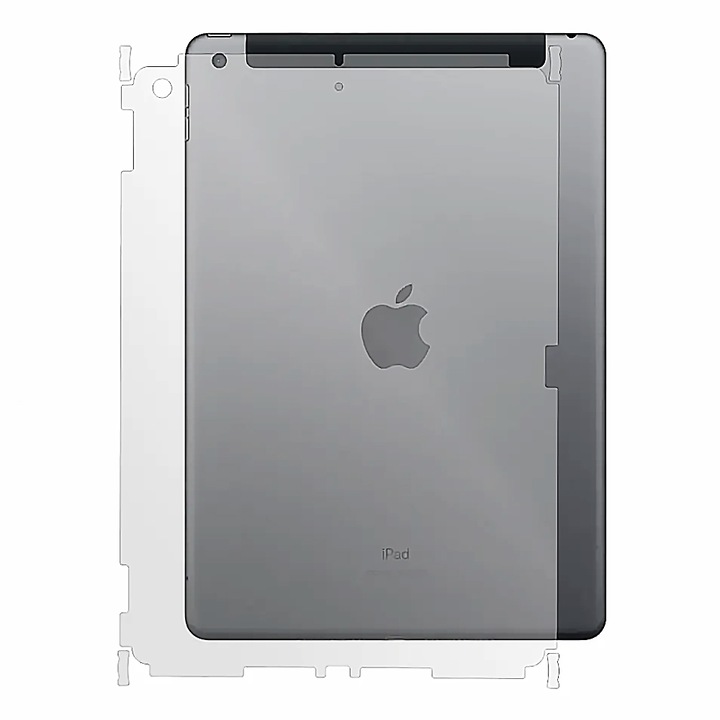 Hát- és oldalfólia Apple iPad 10.2 A2197 (2019) készülékhez, regenerálható szilikon hidrogél, rugalmas hidrokristály, teljes védelem, teljes ragasztó, egyszerű telepítés, aziao Optim megoldás