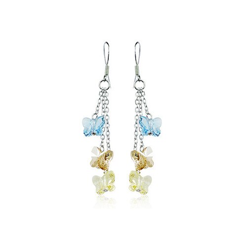 Cercei Fluturasi Colorati