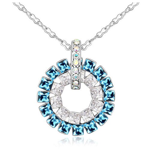 Colier Aquamarine Sun