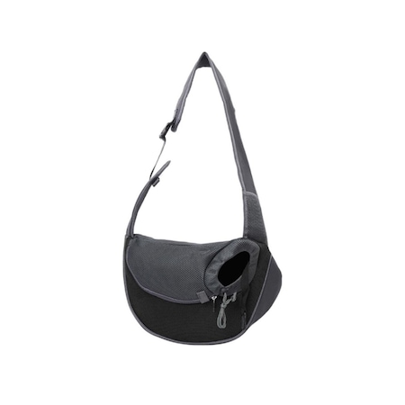 Geanta pentru transport animale de companie, Timburly, 55x35x17 cm, Negru