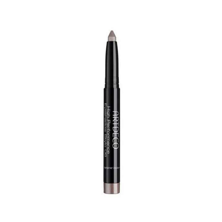Fard pentru pleoape, creion de ochi si kajal, High Performance eyeshadow stylo, Artdeco, 08 benefit silver grey, 1.4 g