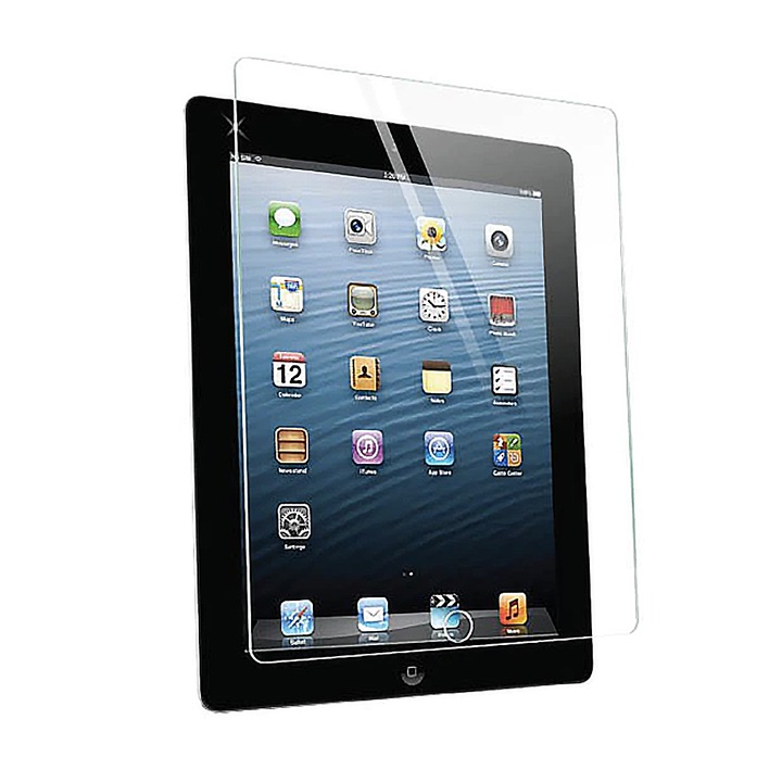 Képernyővédő fólia Apple iPad 2 tablethez, regenerálható szilikon hidrogél, rugalmas hidrokristály, teljes ragasztó, egyszerű telepítés