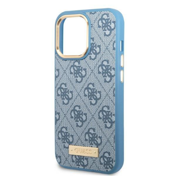 Coque Guess Pour IPhone 13/13 Pro 6,1" - Transparente Avec Charms Dorés, Collection 4G Gold